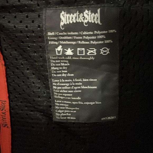 Men's black STREETS & STEEL Shell jacket with protection. Size XL - Picture 9 of 11